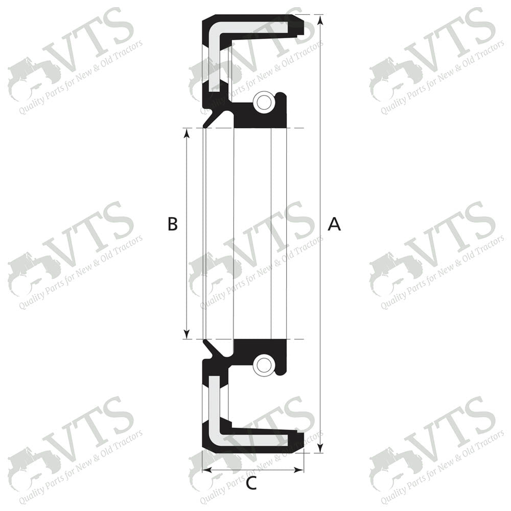 Input Seal Ferguson TE20 Z120, TEA20, TED20, TEF20 VTS