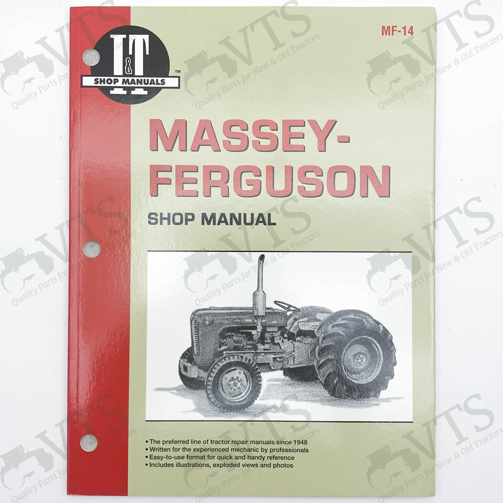 I&T Massey Ferguson Shop Manual MF-14 | MF35, TO35, F40, MF50, MF202