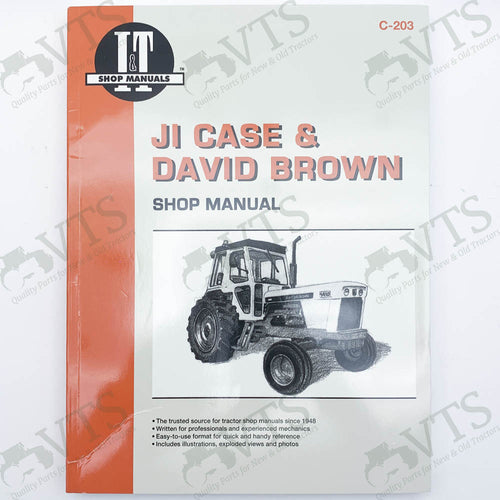 I&T JI Case & David Brown Shop Manual C-203