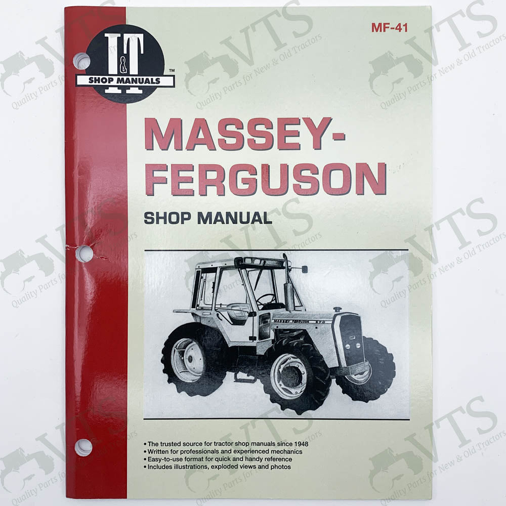 I&T Massey Ferguson Shop Manual MF-41