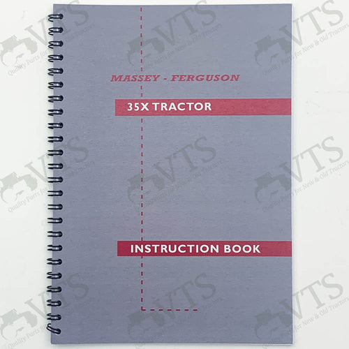 Massey Ferguson 35x Operators' Handbook