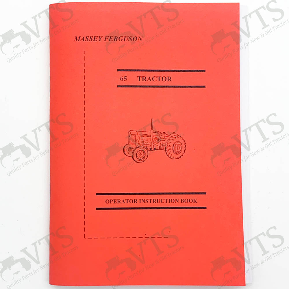 Massey Ferguson 65 MK1 & MK2 Operators' Handbook