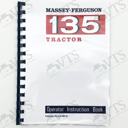 Massey Ferguson 135 Operators' Handbook