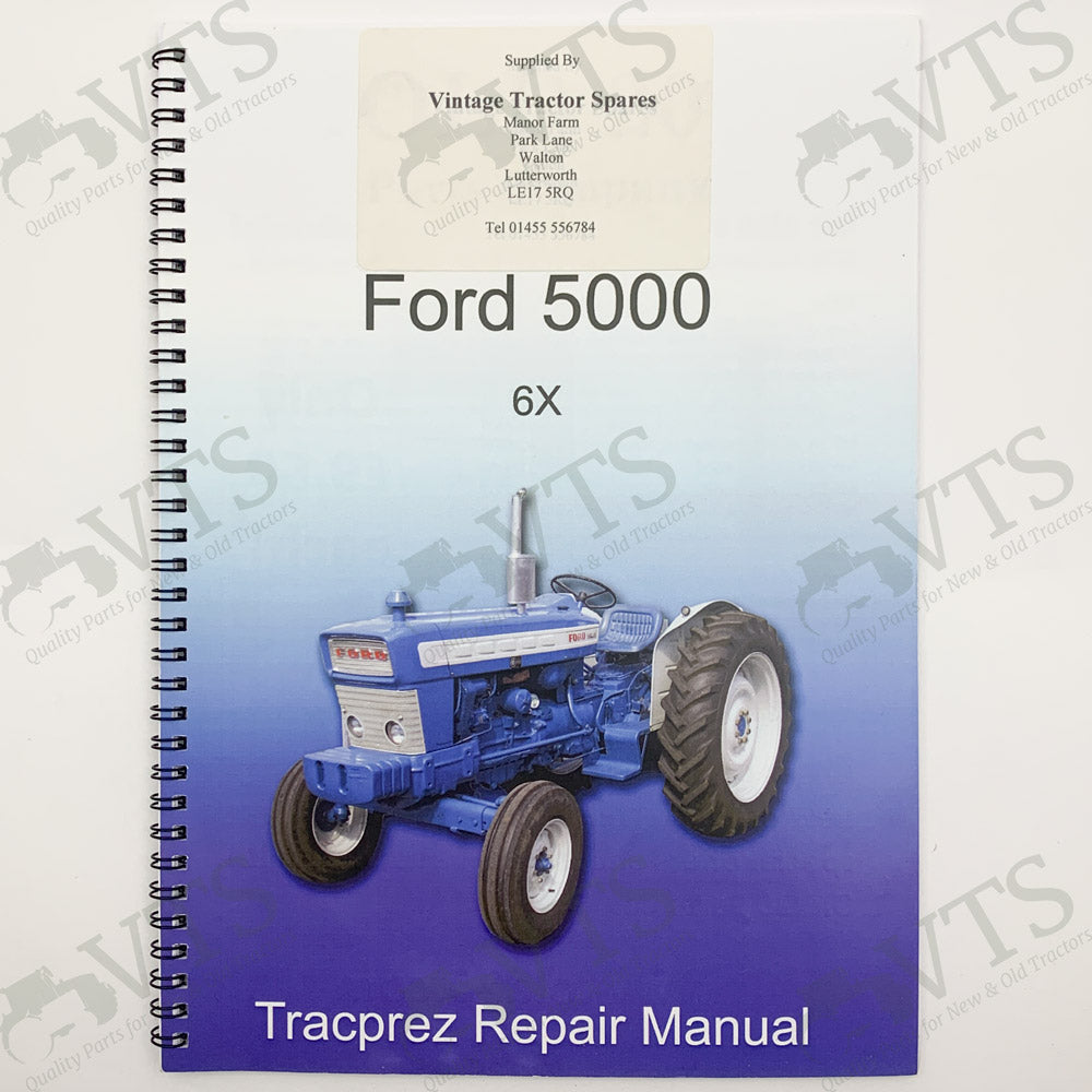 Tracprez Workshop Manual Ford 5000